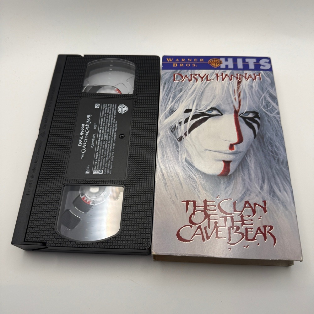 The Clan of the Cave Bear VHS 1986 Daryl Hannah Warner Bros Hits 17357 Movie